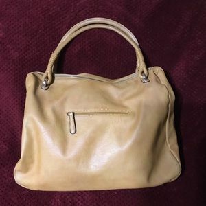 Nude large tote bag